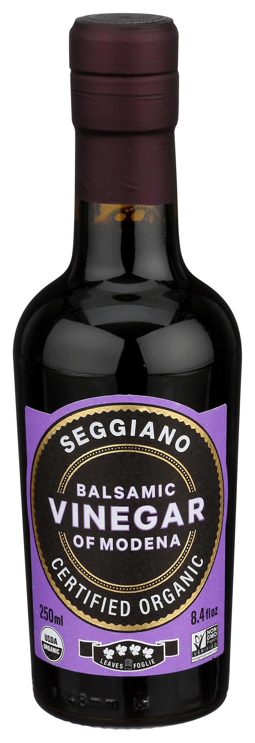 Seggiano Organic Balsamic Vinegar, Case of 6, 8.4 Fluid Ounce Bottles