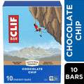 CLIF BAR Organic Chocolate Chip Energy Bars, Case of 4, 10 Count Packs