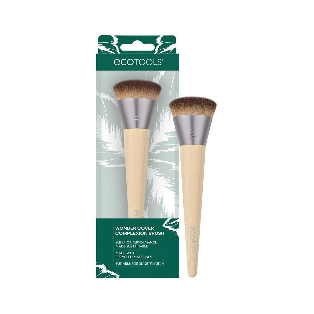 EcoTools Wonder Cover Complexion Makeup Brush, Case of 2, 1 Count Each