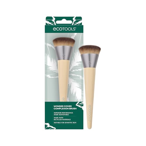 EcoTools Wonder Cover Complexion Makeup Brush, Case of 2, 1 Count Each