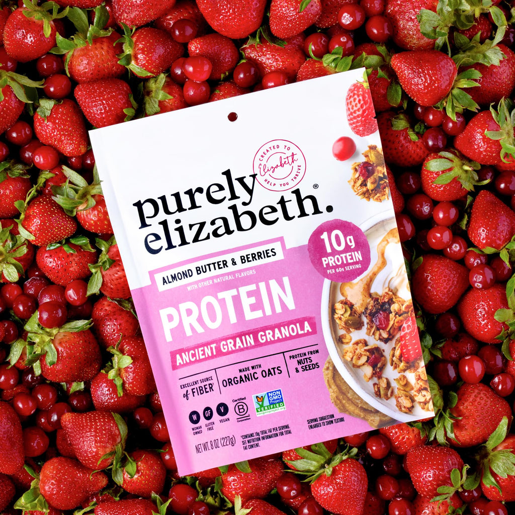 Purely Elizabeth Organic Almond Butter Berries Granola, Case of 6, 8 Ounce