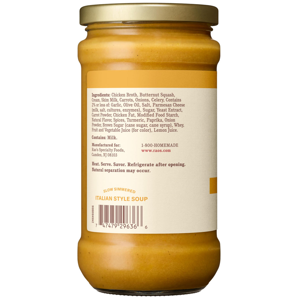 Rao's Butternut Squash Soup, Case of 6, 15.1 Ounce