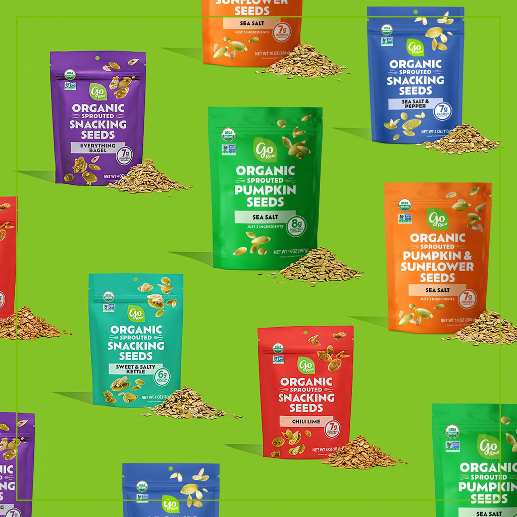 Go Raw Organic Pumpkin Seeds Pepper Ranch, Case of 6, 9 Ounce