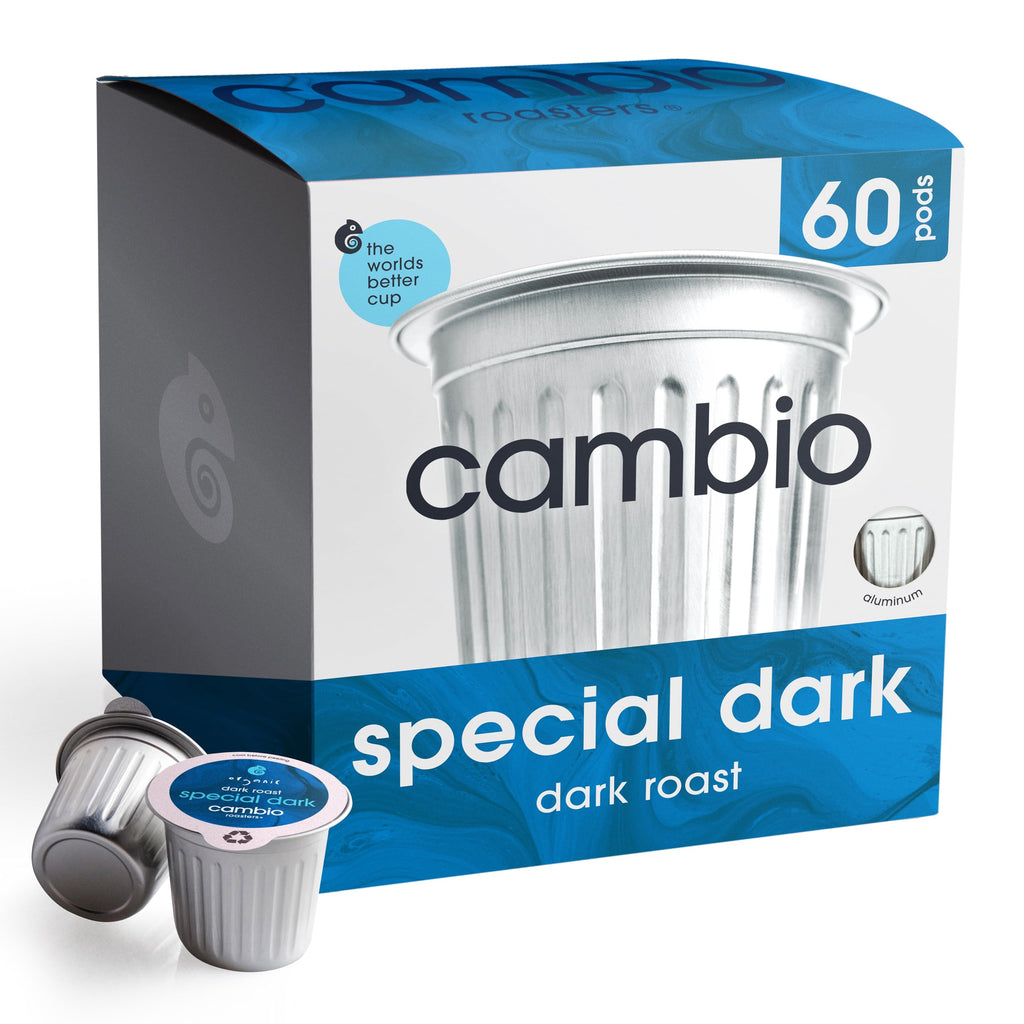 Cambio Roasters Organic Special Dark Roast Coffee, Case of 6, 10 Count