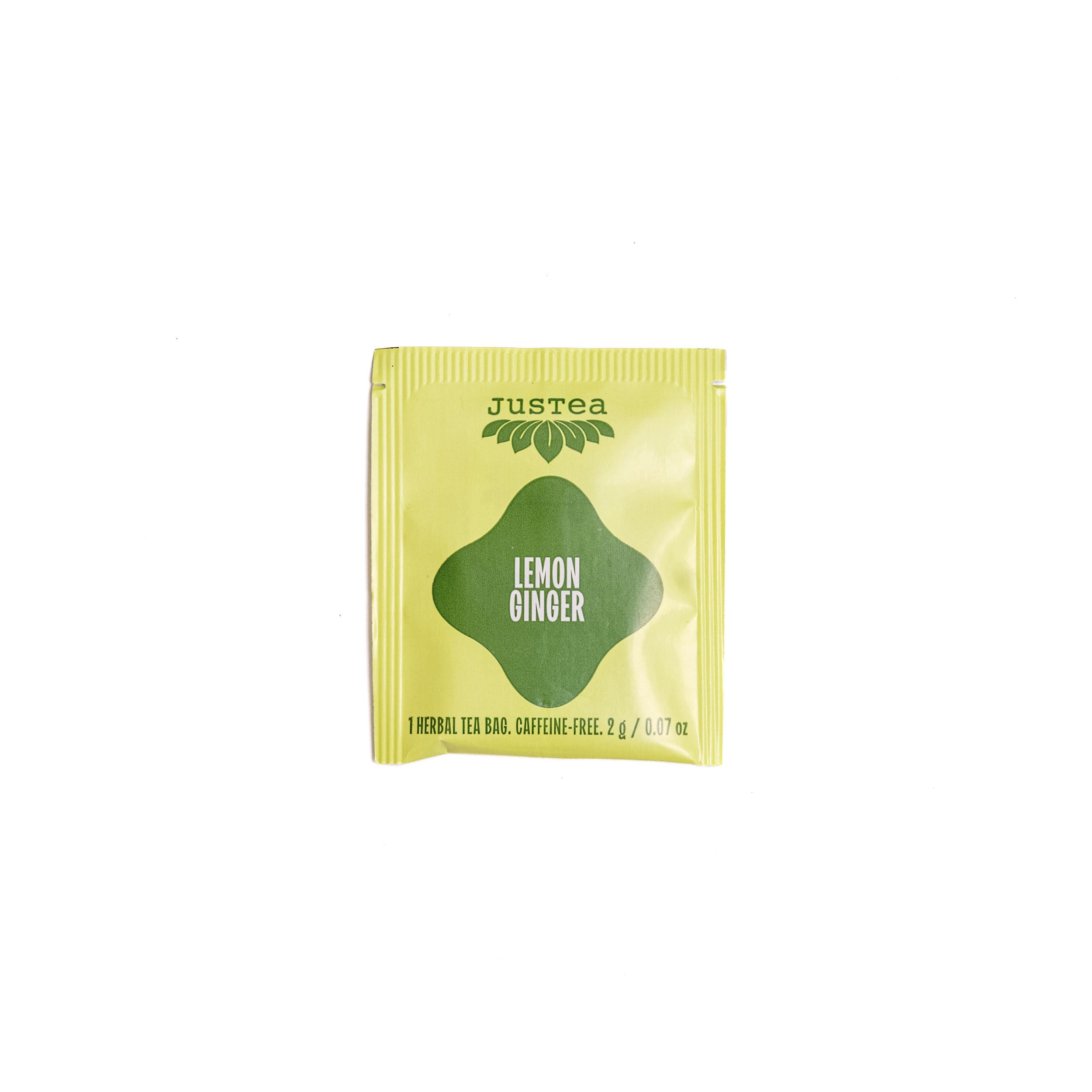 Justea Lemon Ginger Tea Bags, Case of 6, 16 Count
