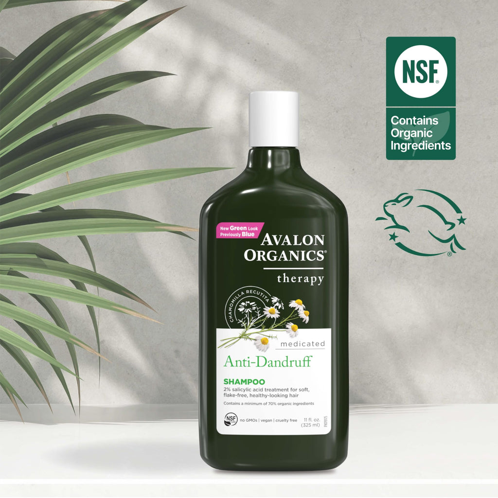 Avalon Organics Organic Anti-Dandruff Shampoo, 11 Fluid Ounces