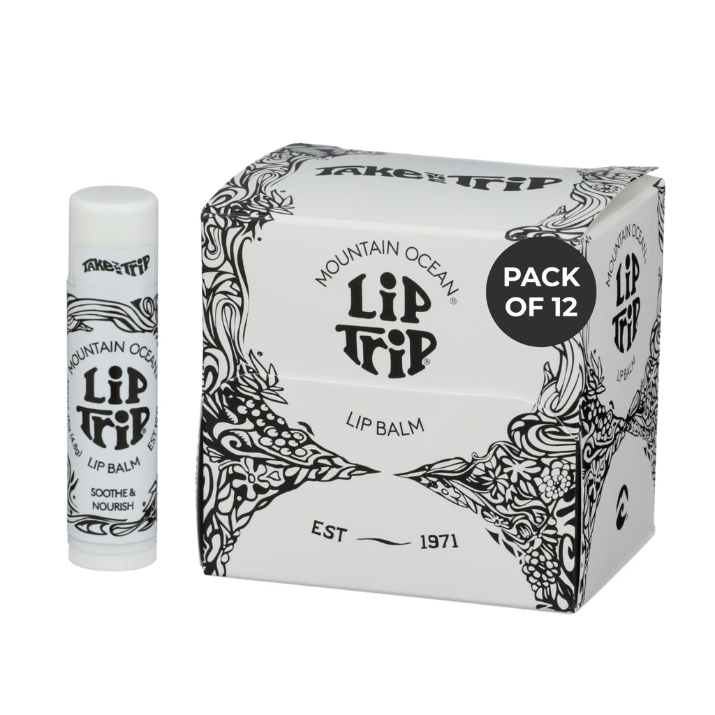 Mountain Ocean Day and Night Lip Balm, Case of 12, 0.165 oz