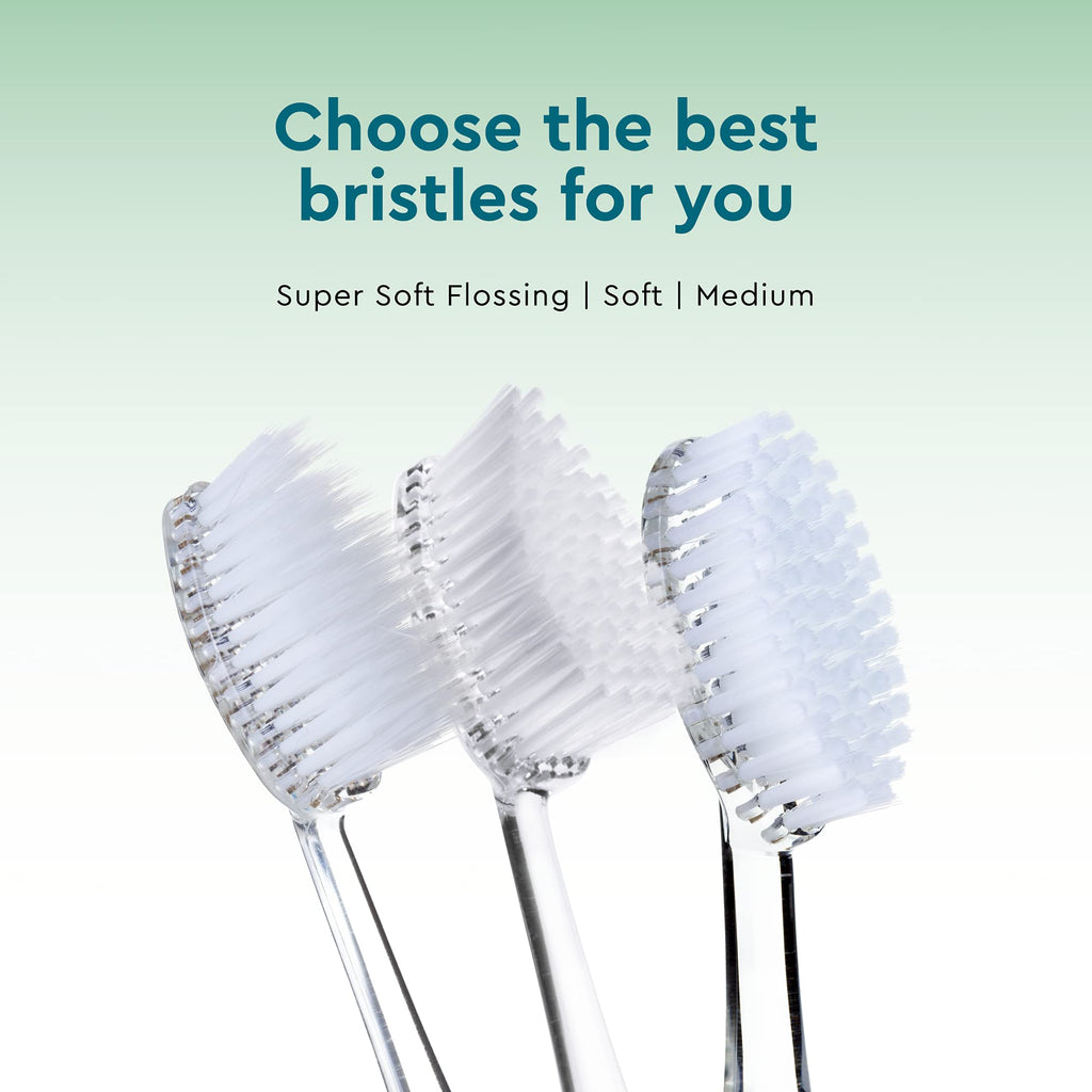 Radius Big Brush Soft Replacement Heads, 2 Count