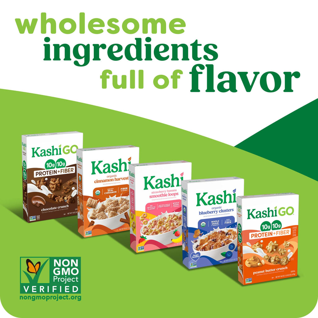 Kashi Organic Autumn Wheat Breakfast Cereal, Case of 8, 18 Oz