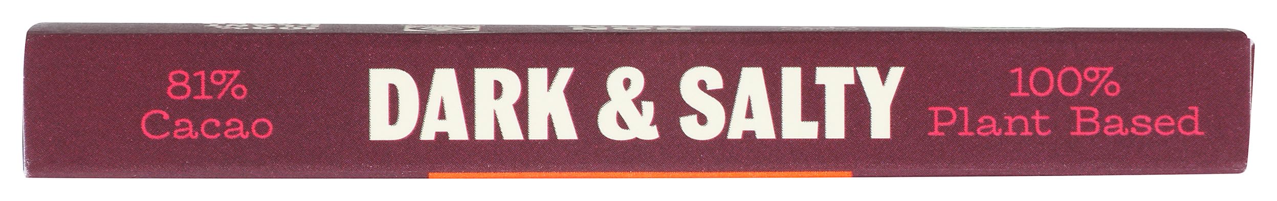 TCHO Organic Dark and Salty Chocolate Bar, Case of 10, 2.1 Ounce