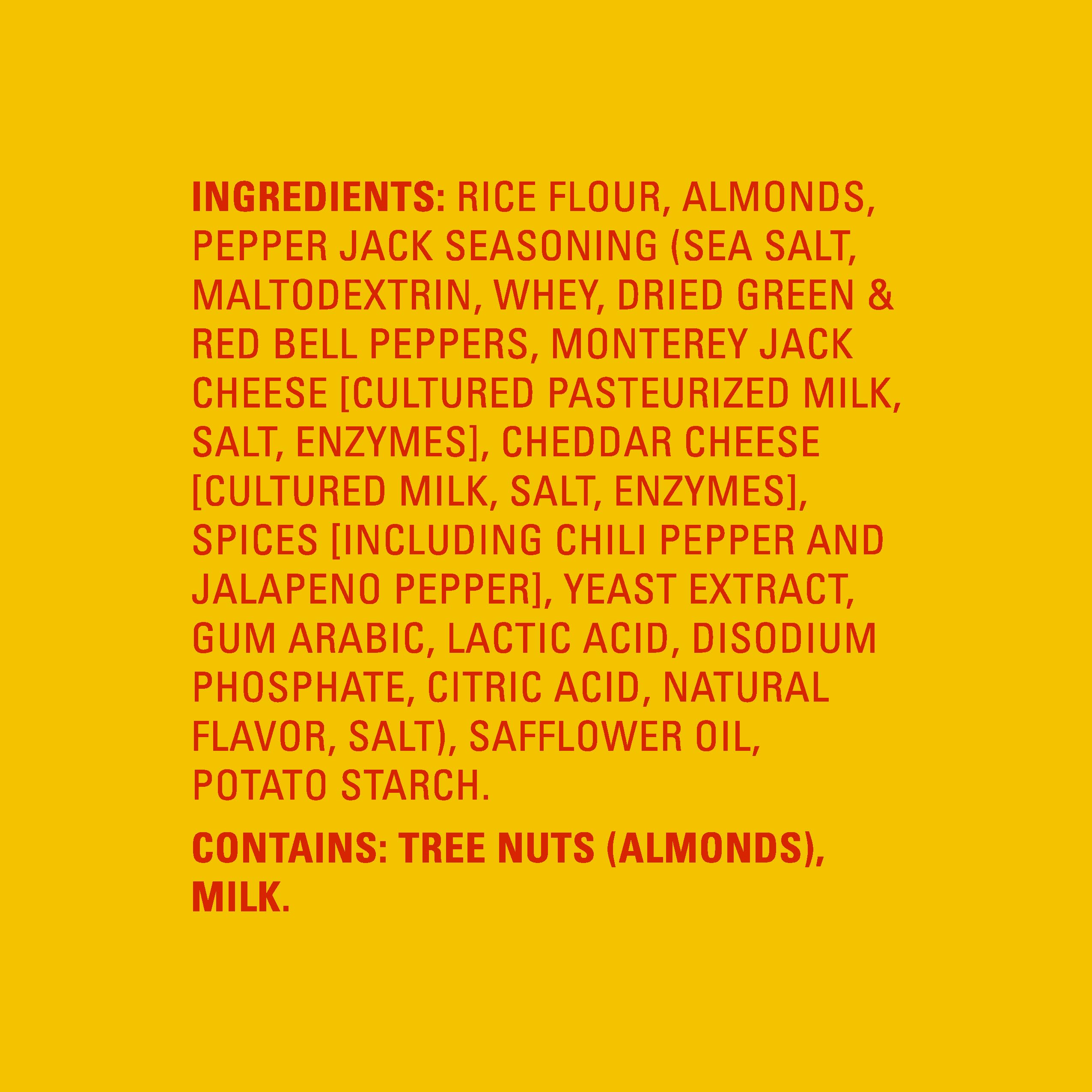 Blue Diamond Pepper Jack Nut Thins Crackers, Case of 6, 4 Ounce