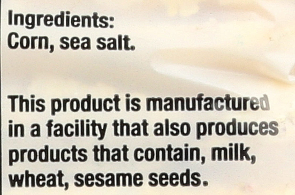 Suzie's Organic Lightly Salted Corn Cake Thins, Case of 12, 4.6 Ounce
