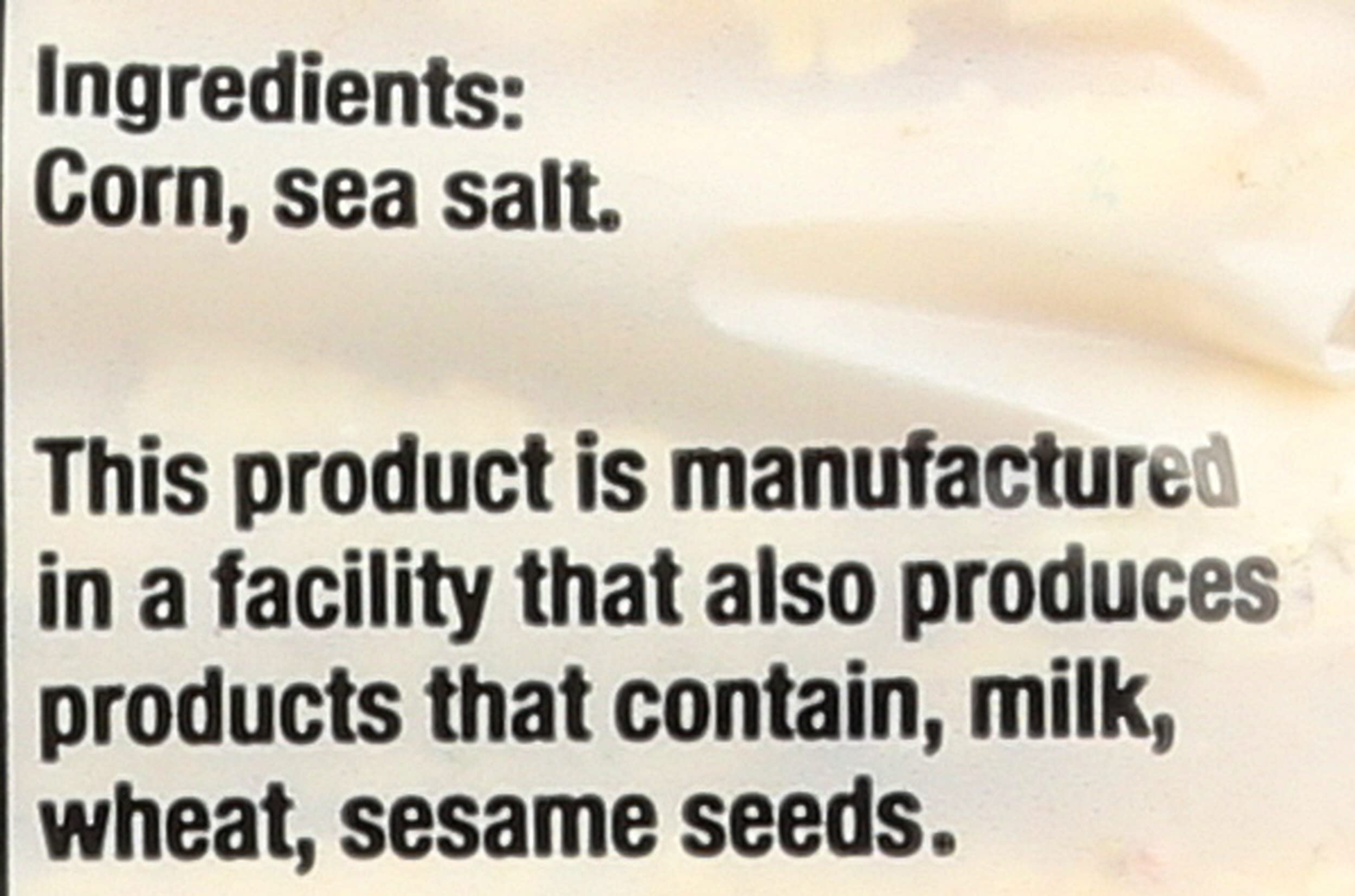 Suzie's Organic Lightly Salted Corn Cake Thins, Case of 12, 4.6 Ounce