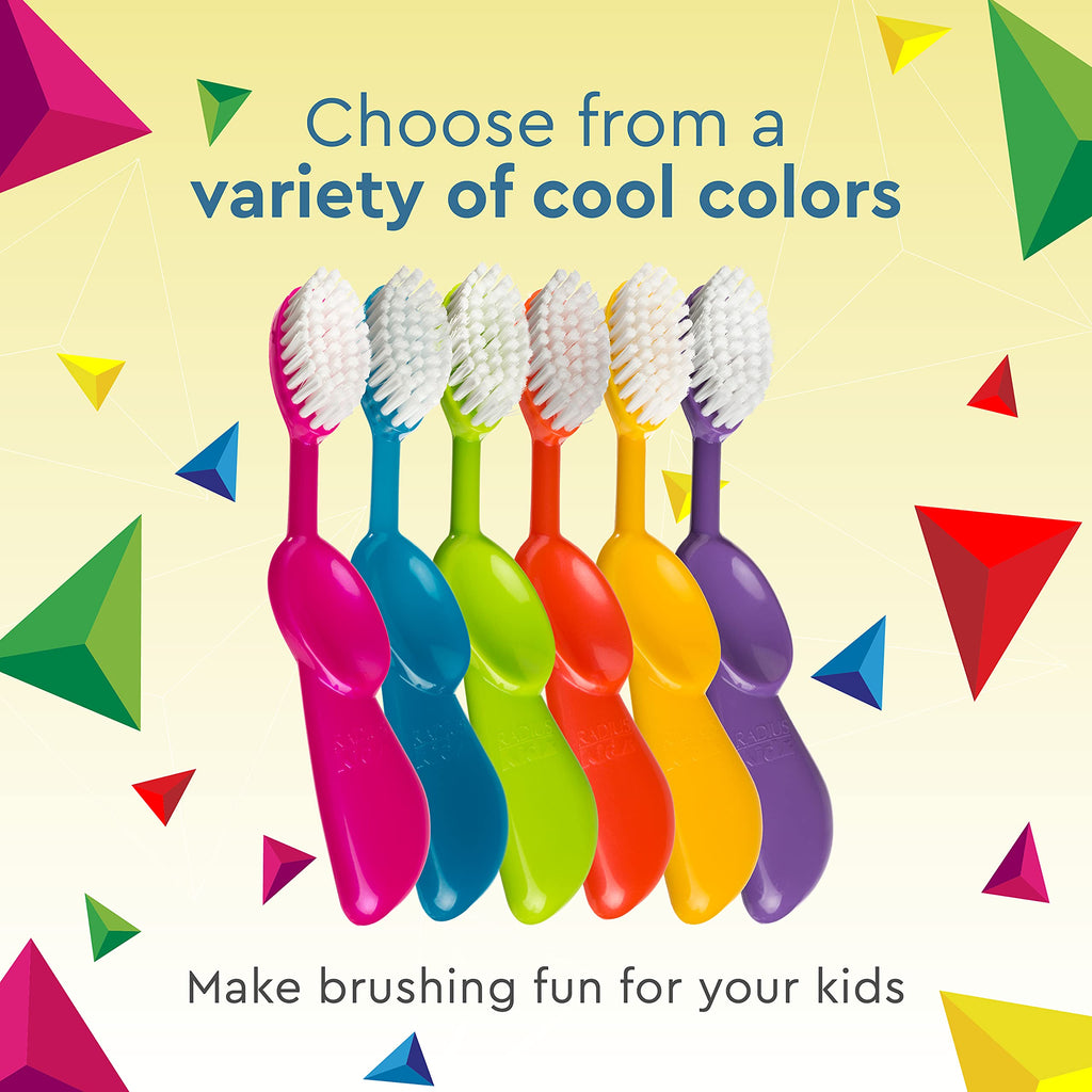 Radius Kidz Right Hand Toothbrush, 1 Count