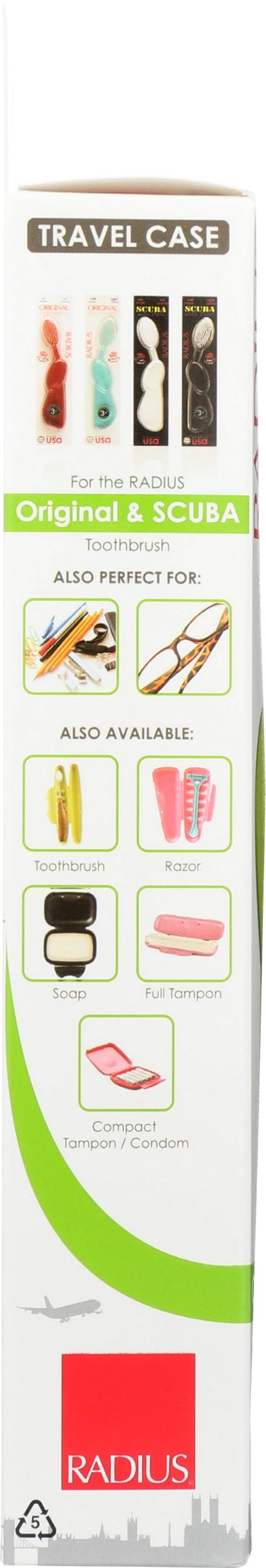 RADIUS Original Scuba Toothbrush Case, 1 Count