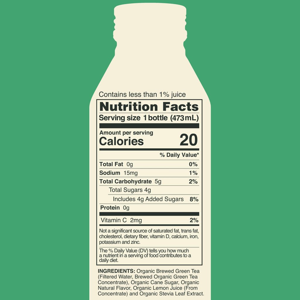 Saint James Organic Original Green Tea, Case of 12, 16 fl oz