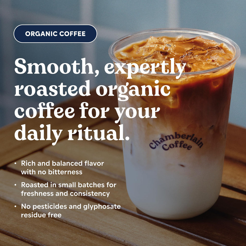 Chamberlain Coffee Organic Fancy Mouse Espresso, Case of 6, 10 Ounce