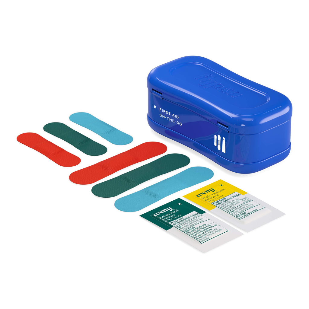 Welly Quick Fix First Aid Kit, Assorted Bandages And Ointments, 24 Count