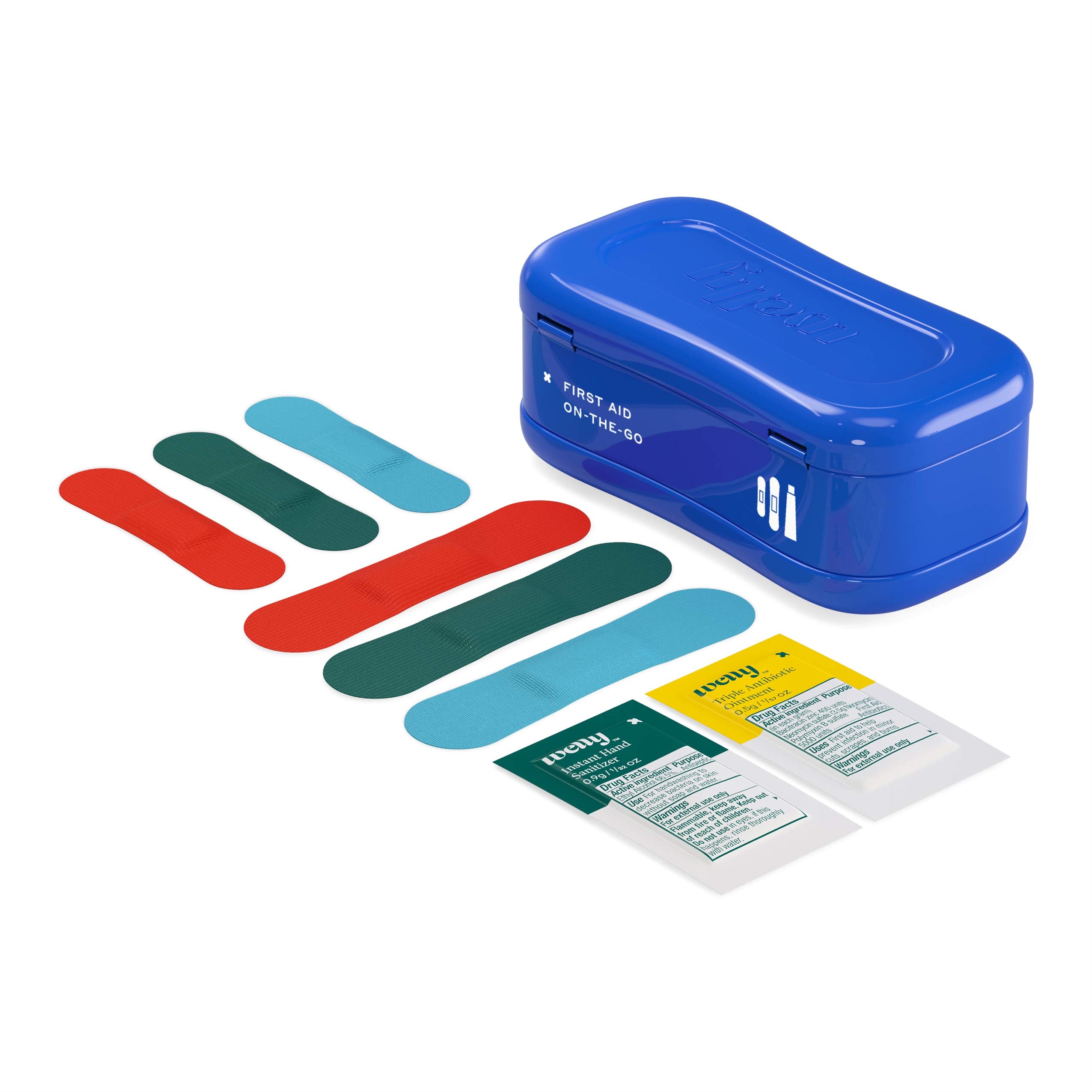 Welly Quick Fix First Aid Kit, Assorted Bandages And Ointments, 24 Count