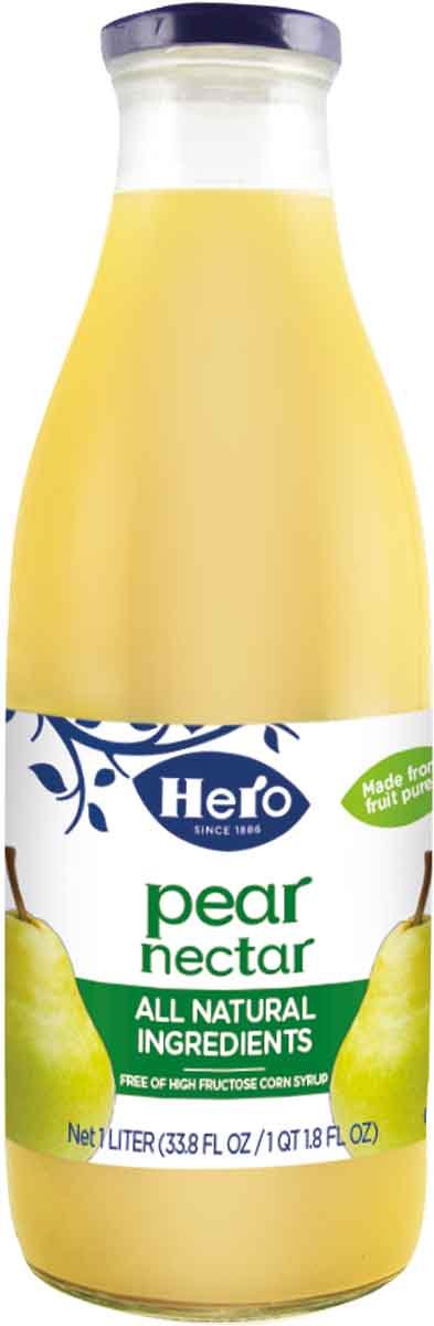 Hero Pear Nectar Preserves, Case of 6, 33.8 Ounce Jars