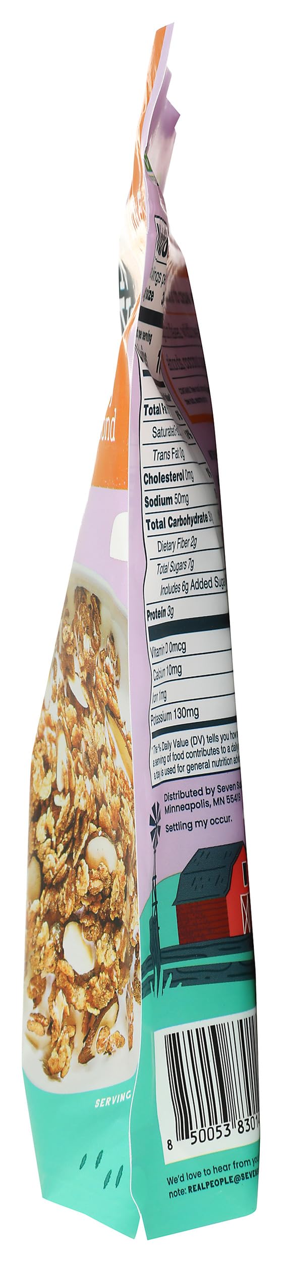 Seven Sundays Little Crispies Honey Almond Gluten-Free Cereal, Case of 6, 8 Ounce Bags