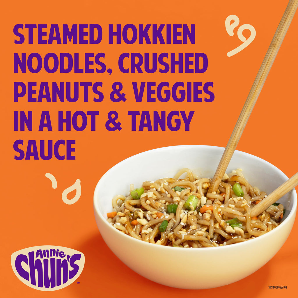 Annie Chun's Spicy Kung Pao Noodle Bowl, Case of 6, 8.73 oz Bowls