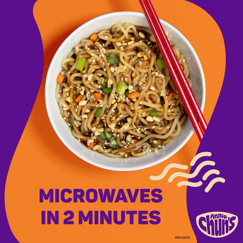 Annie Chun's Spicy Kung Pao Noodle Bowl, Case of 6, 8.73 oz Bowls
