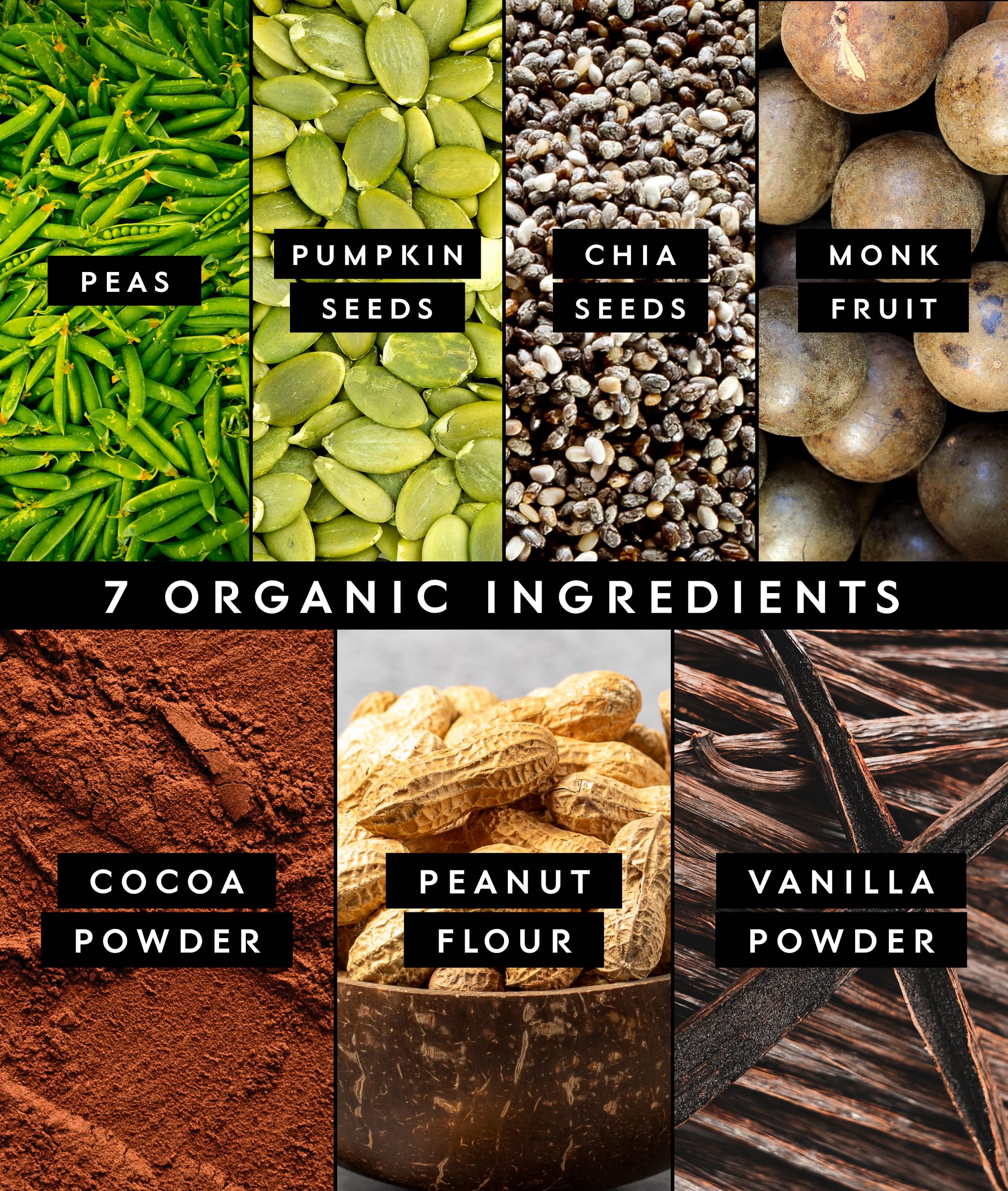 Truvani Organic Peanut Butter Chocolate Protein Powder, 25.75 oz