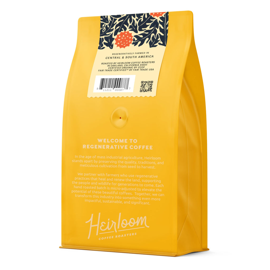 Heirloom Coffee Roasters Organic Sugar Phoenix Blend Coffee, Case of 6, 12 oz