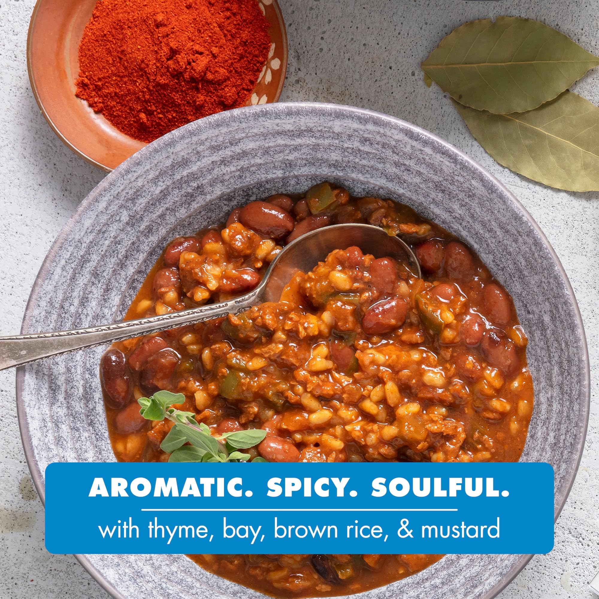 PLANTSTRONG Organic Spicy Cajun Jambalaya, Case of 6, 14.5 Ounce