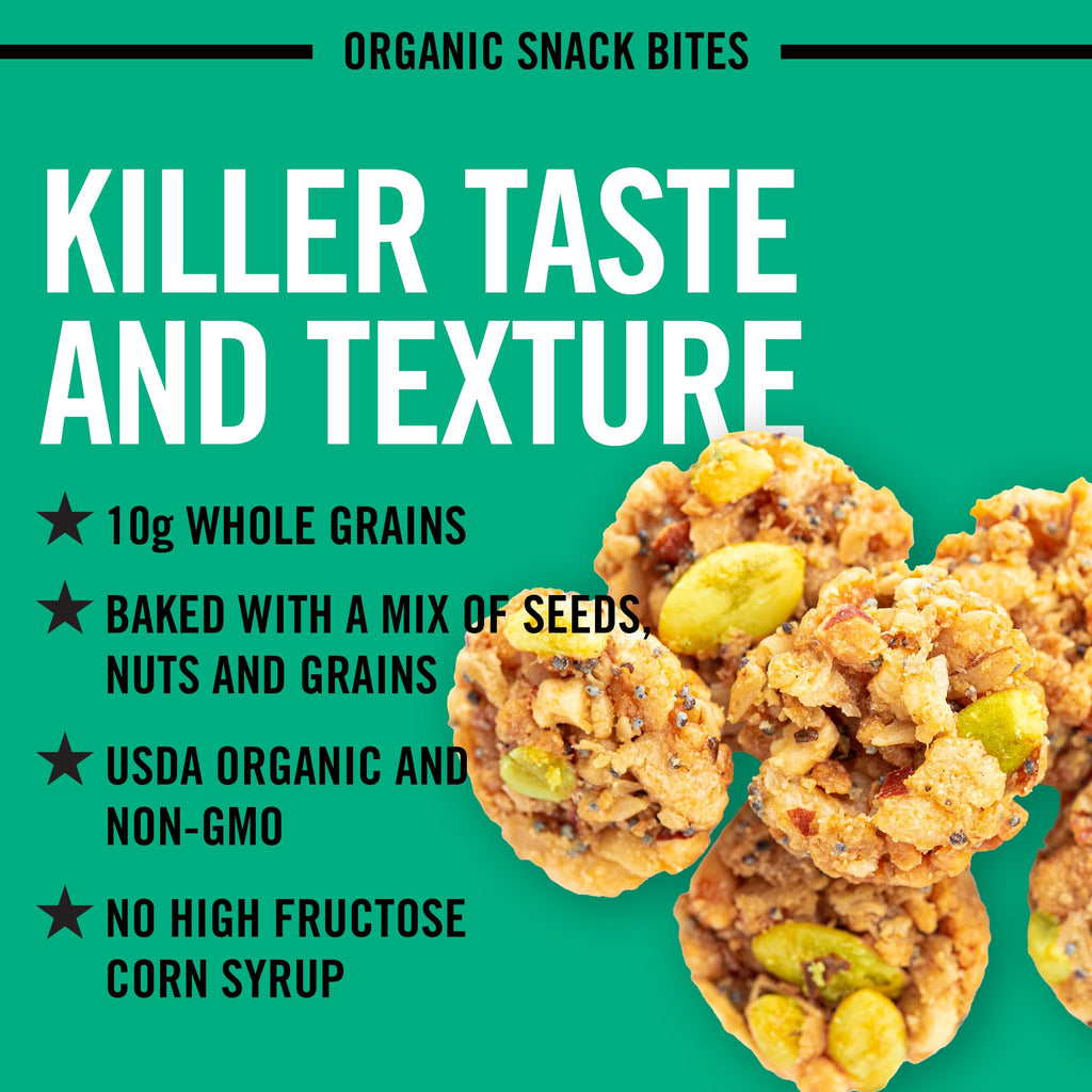 Dave's Killer Bread Epic Everything Organic Snack Bites, Case of 6, 7.2 oz