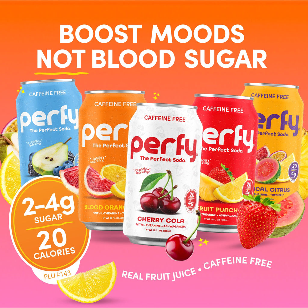 Perfy Tropical Citrus Drink, Case of 12, 12 fl oz