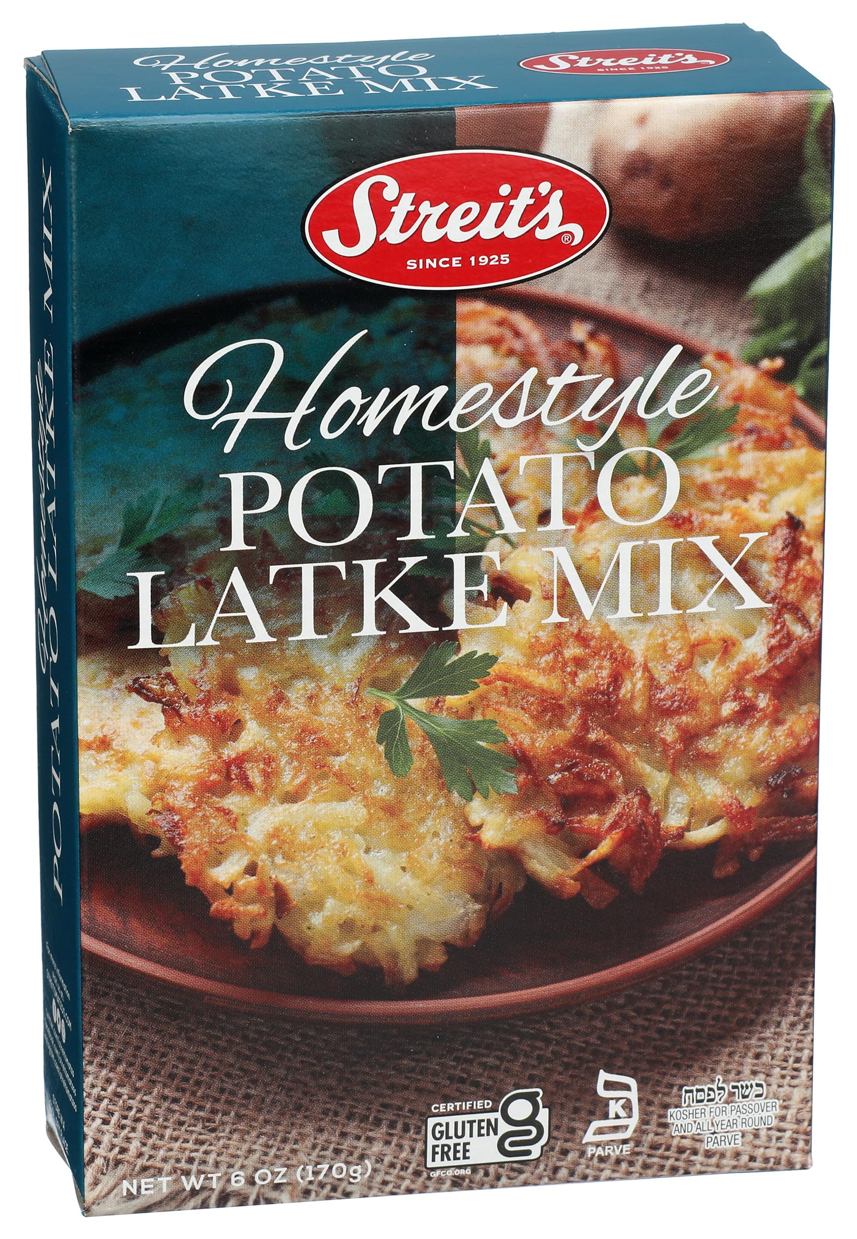 Streit's Homestyle Potato Latke Mix, Case of 12, 6 Ounce