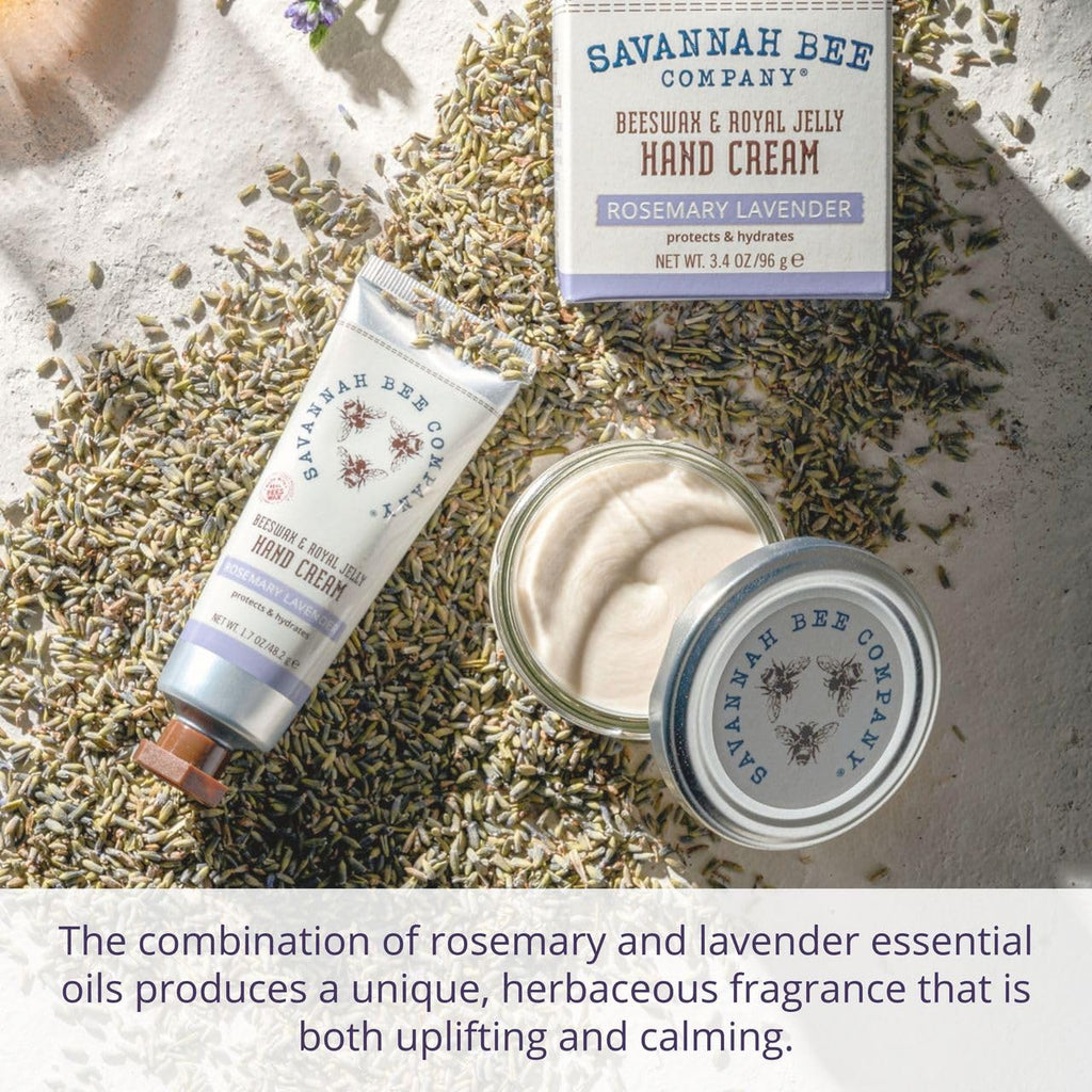 Savannah Bee Royal Jelly Beeswax Lavender Hand Cream, Case of 6, 1.7 Ounce Tubes