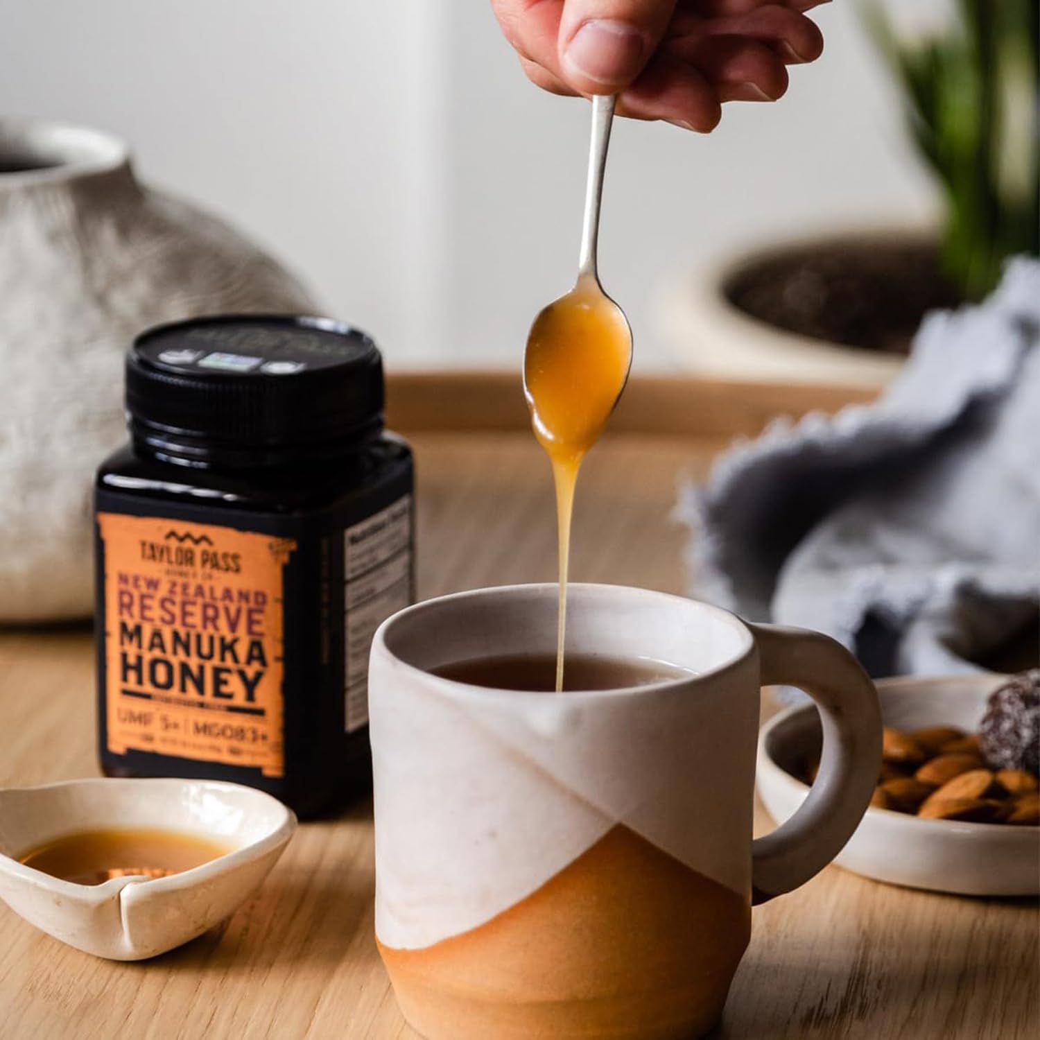Taylor Pass Honey UMF 5+ Manuka Honey, Case Of 6, 17.6 Oz