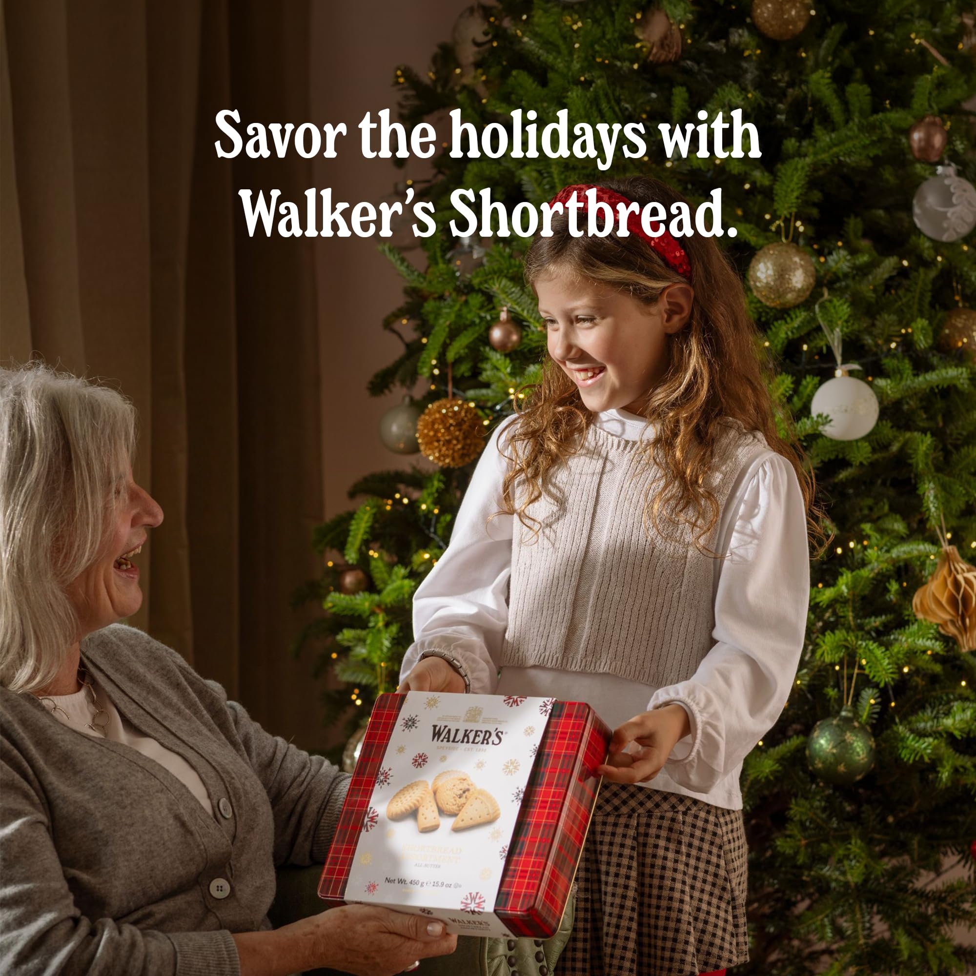 Walkers Shortbread Luxury Rich Fruit Christmas Pudding, Case of 6, 14.1 Ounce Packages