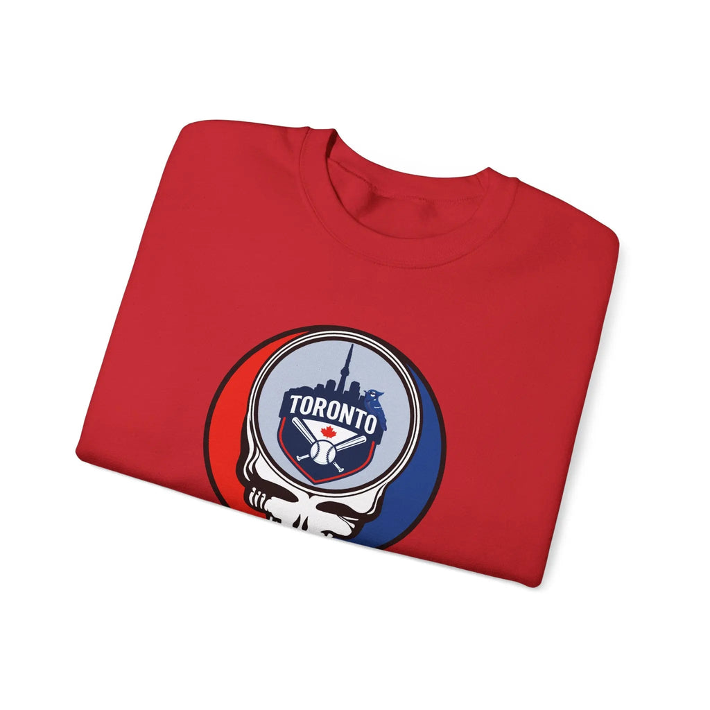 Toronto Blue Jays Original Stealie Grateful Dead Crewneck Grateful Dead Sweatshirt