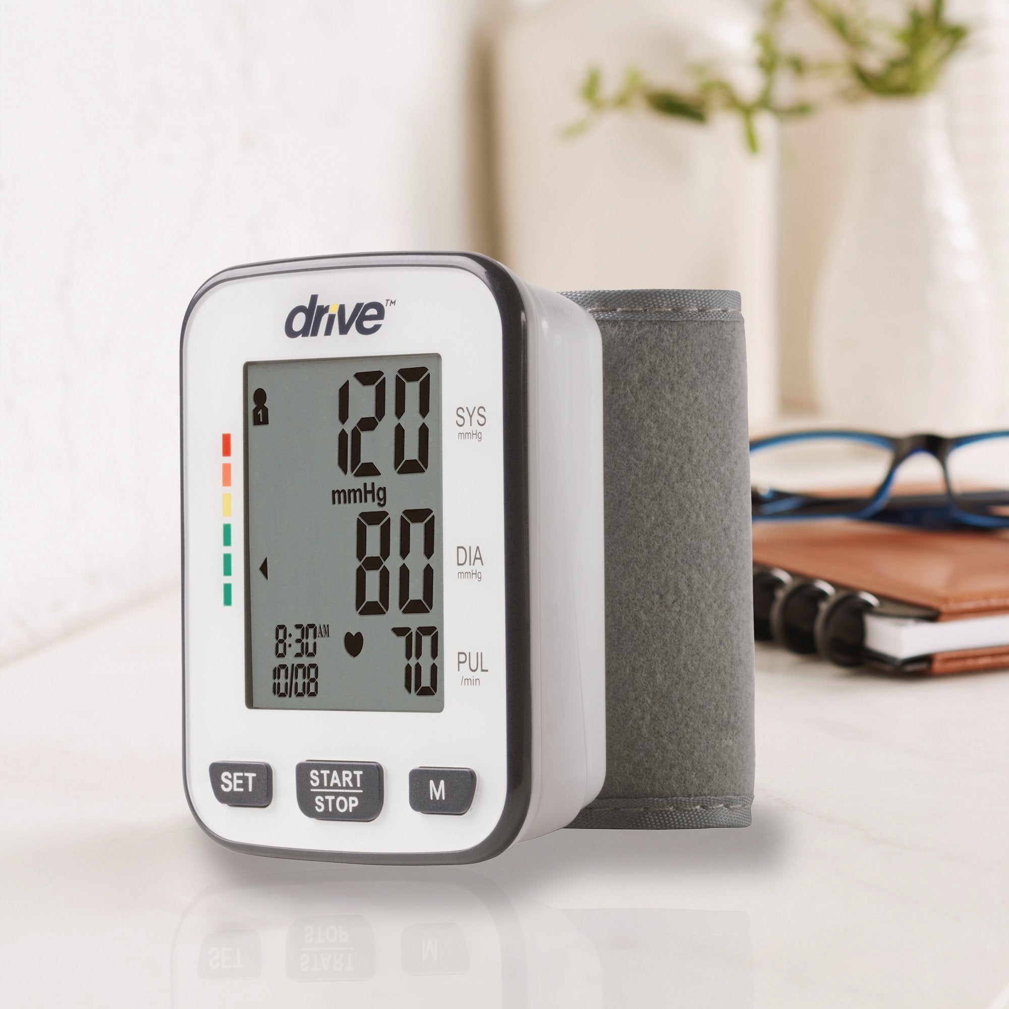 drive™ Digital Blood Pressure Monitoring Unit, Wrist Cuff, Adult Medium BP3200