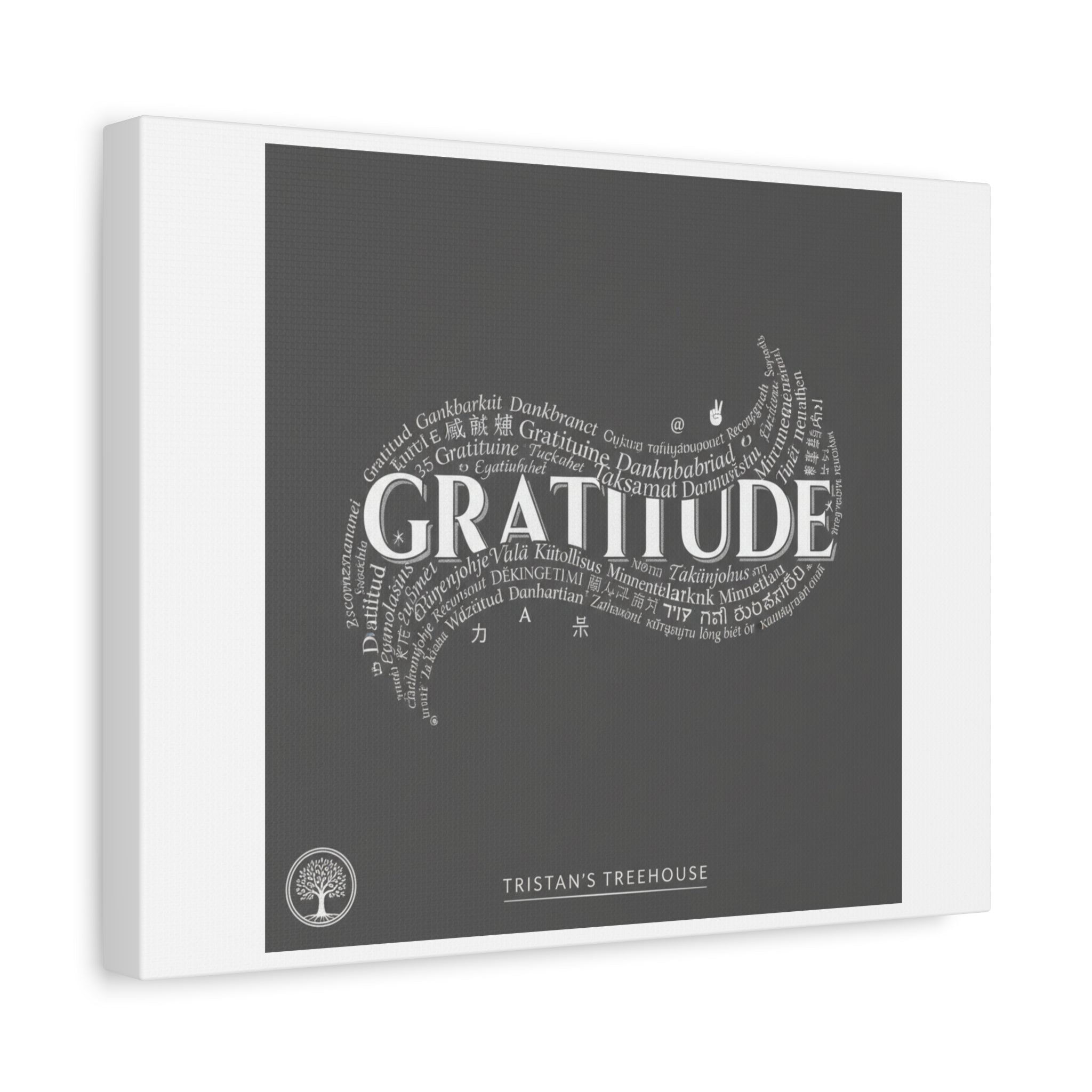 Gratitude Wall Art Matte Canvas | Tiny Treats, sweet uplifting print