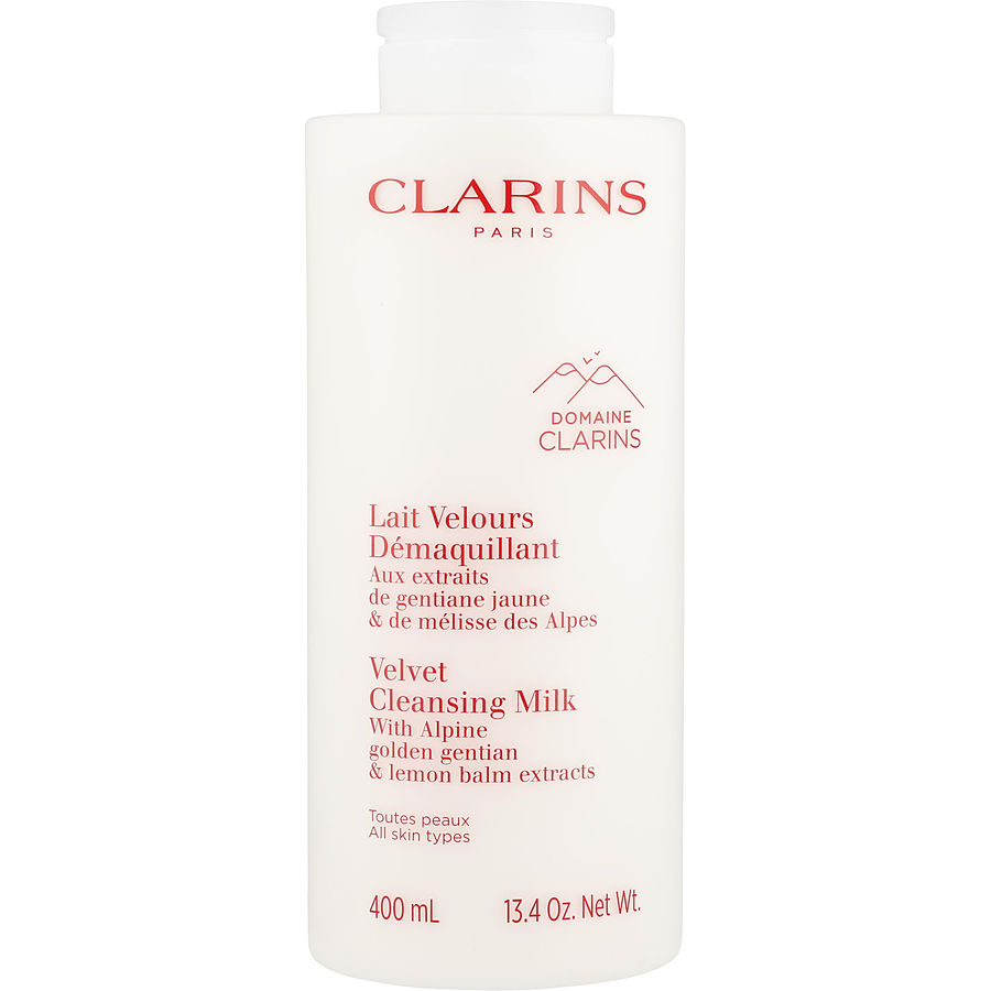 Velvet Cleansing Milk With Alpine Golden Gentian & Lemon Balm Extracts  --400ml/13.4oz