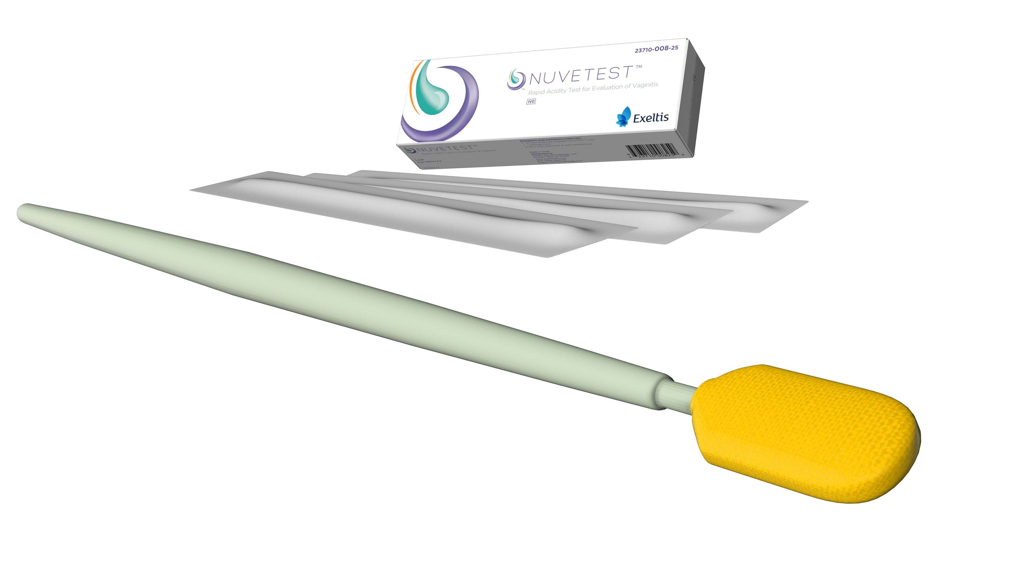 NuveTest™ Bacterial Vaginosis/Trichomoniasis Rapid Acidity Sex Health Test Kit 23710-008-25
