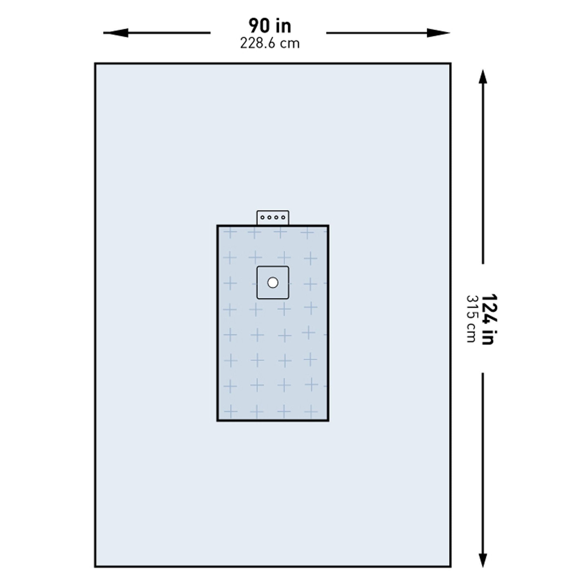 McKesson Sterile Universal Extremity Drape, 90 x 124 Inch 183-I80-09101G-S