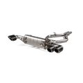 Akrapovic 2017+ Alfa Romeo Stelvio Quadrifoglio Slip-On Line (Titanium) w/Titanium/Carbon Fiber Tips S-AR/TI/6H