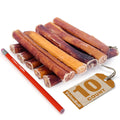 ValueBull USA Bully Sticks for Large Dogs, Jumbo 6 Inch, 10 Count