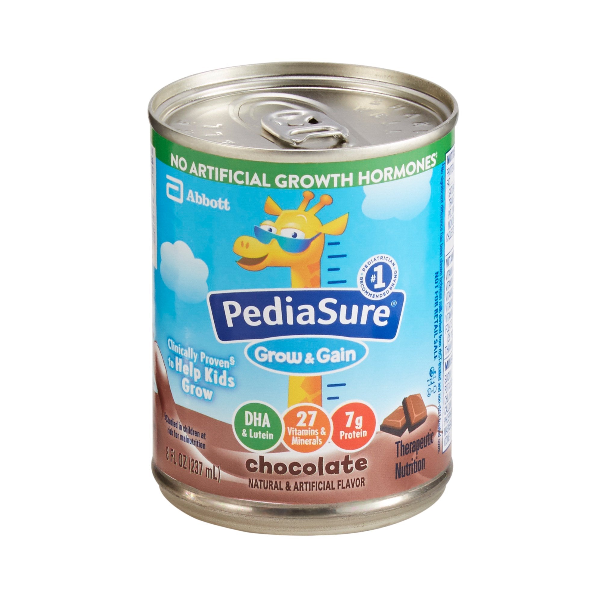 PediaSure® Grow & Gain Therapeutic Nutrition, Chocolate, 8-ounce can 67523