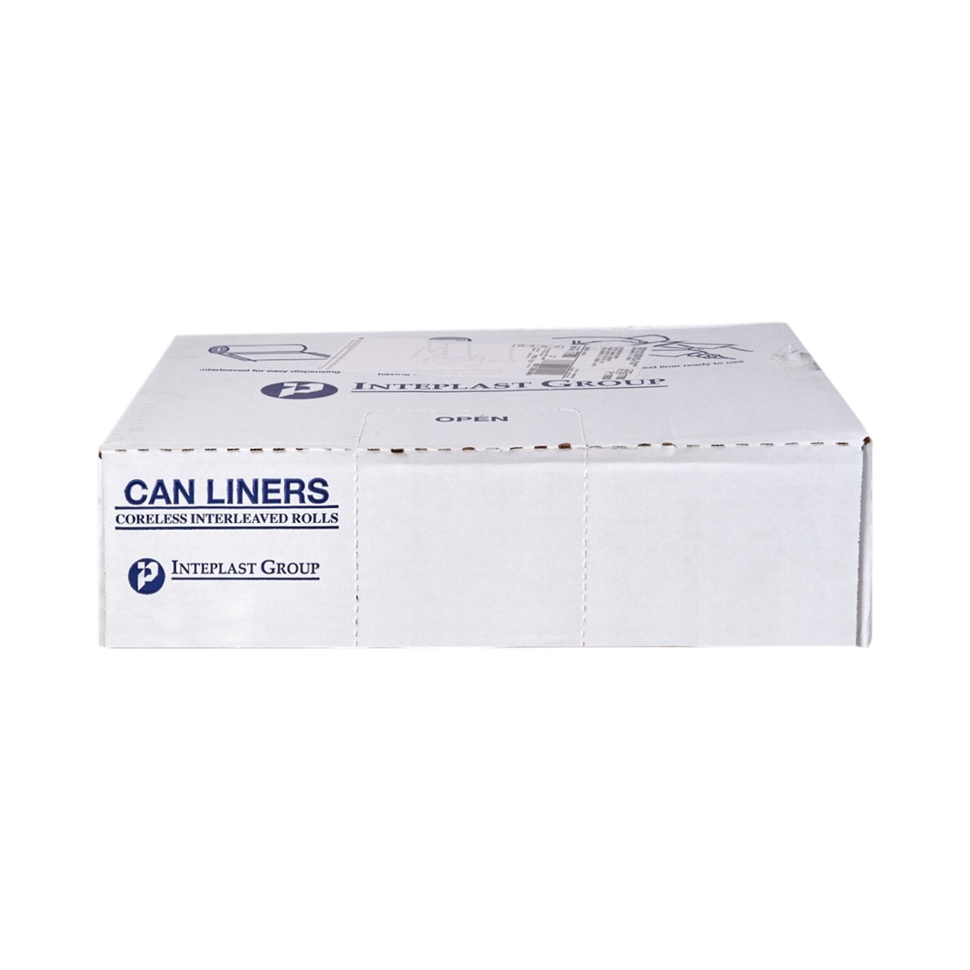 McKesson Medium Duty Clear Trash Bag, 45 gal, 12 Mic S404812N-1