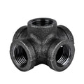1/2 in. Prefinished Matte Black 5-Way Fitting