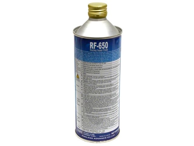 Endless RF‑650 Racing Brake Fluid 500 mL - 613°F Dry Boiling Point, Motorsport Grade RF650