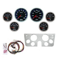 AutoMeter 67-72 GM Truck Billet Dash Panel - Tach/MPH Speedo/Oil Press/Water Temp/Volt - Cobalt 7045-CB