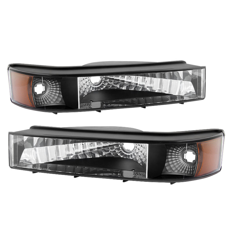 SPYDER Xtune Ford Bronco/F150 92-96 Amber Bumper Lights Black CBL-JH-FB92-AM-BK 5079893